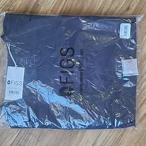 Figs Casma scrubs top medium Navy